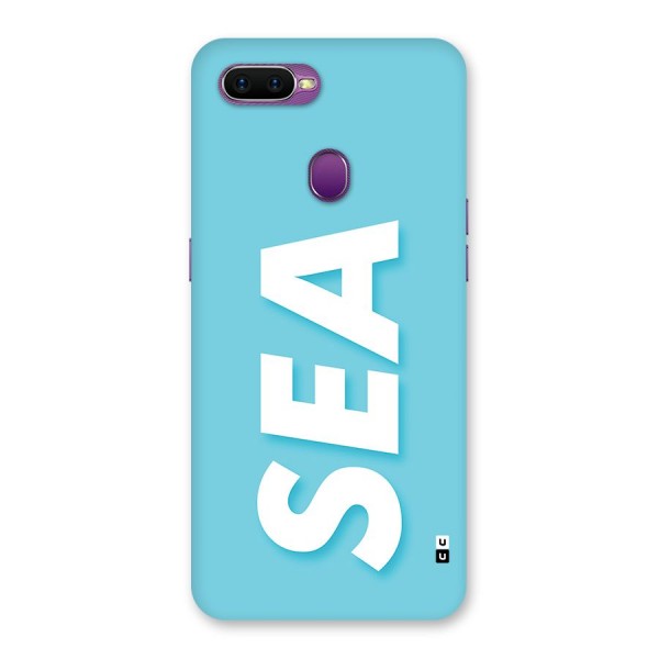 Aqua Sea Back Case for Oppo F9