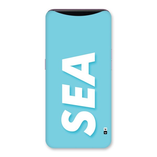 Aqua Sea Back Case for Oppo Find X