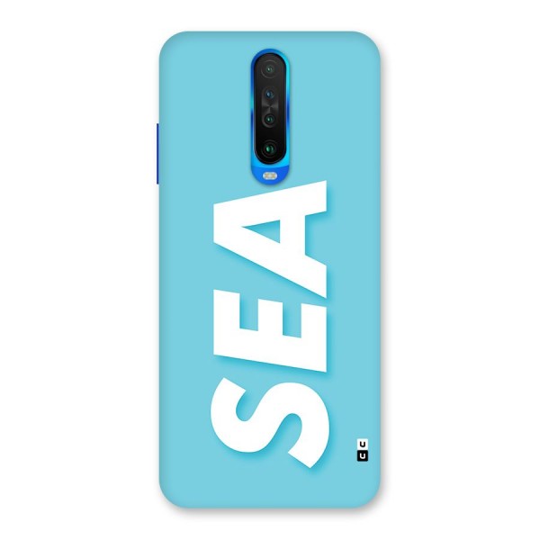 Aqua Sea Back Case for Poco X2