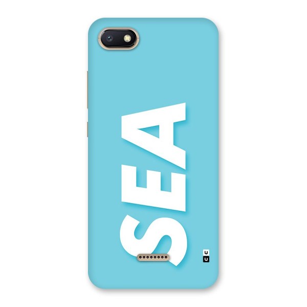 Aqua Sea Back Case for Redmi 6A