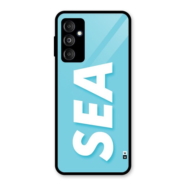 Aqua Sea Glass Back Case for Galaxy M14 5G