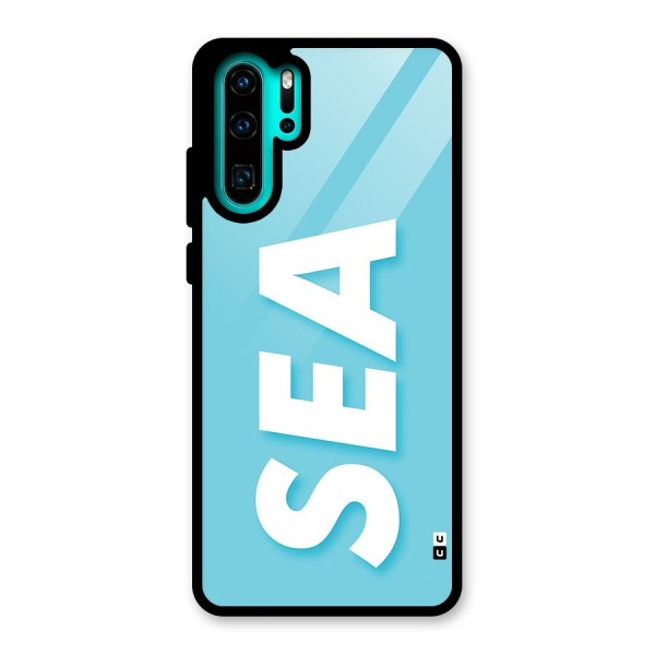 Aqua Sea Glass Back Case for Huawei P30 Pro