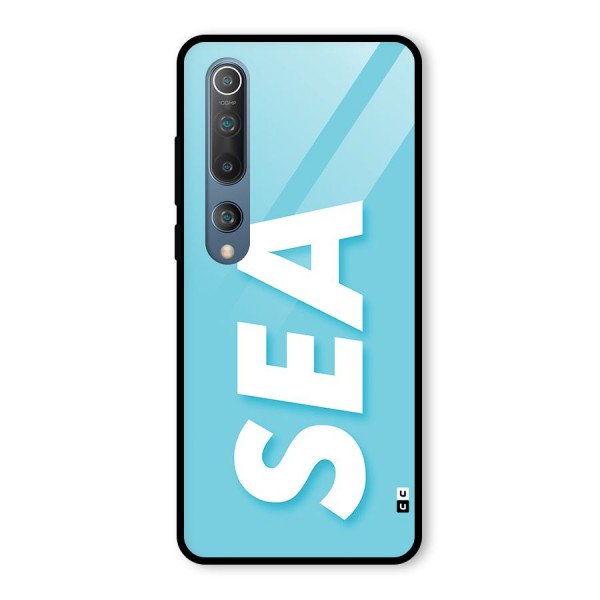 Aqua Sea Glass Back Case for Mi 10