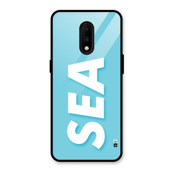 Aqua Sea Glass Back Case for OnePlus 7