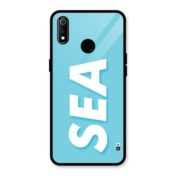 Aqua Sea Glass Back Case for Realme 3