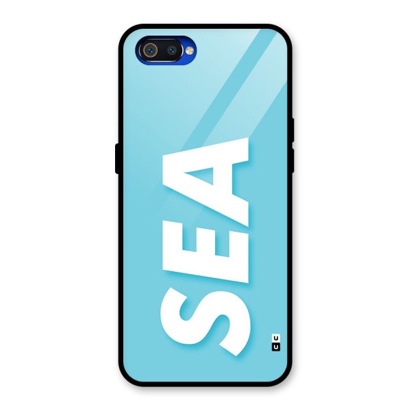 Aqua Sea Glass Back Case for Realme C2