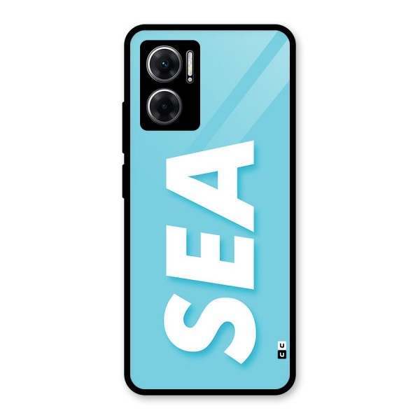 Aqua Sea Glass Back Case for Redmi 11 Prime 5G