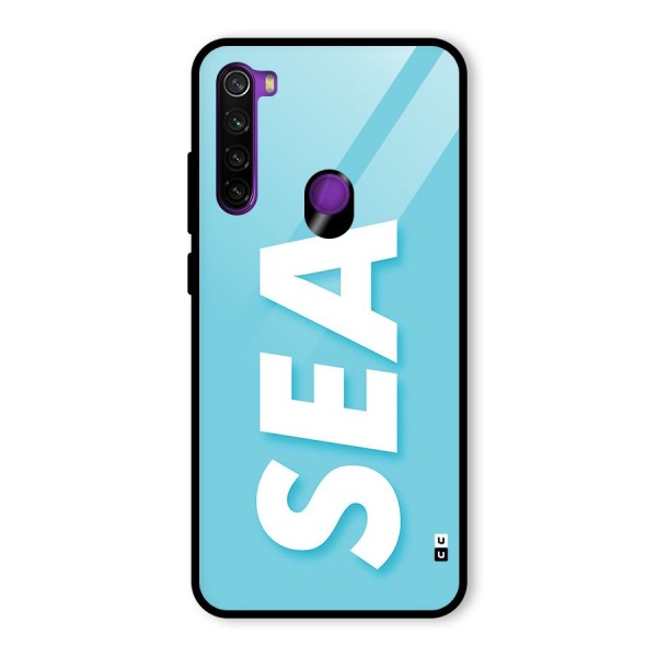 Aqua Sea Glass Back Case for Redmi Note 8