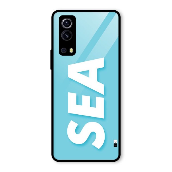 Aqua Sea Glass Back Case for Vivo iQOO Z3