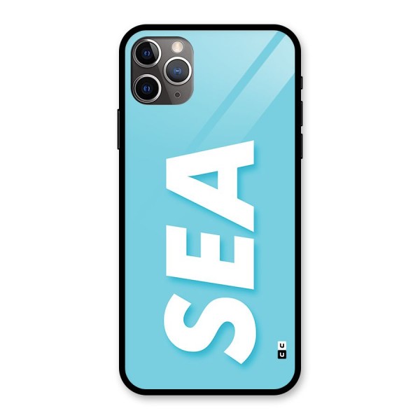 Aqua Sea Glass Back Case for iPhone 11 Pro Max
