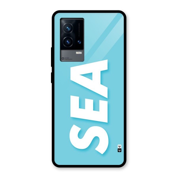 Aqua Sea Glass Back Case for iQOO 9 5G