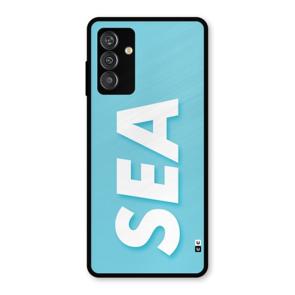 Aqua Sea Metal Back Case for Galaxy M14 5G
