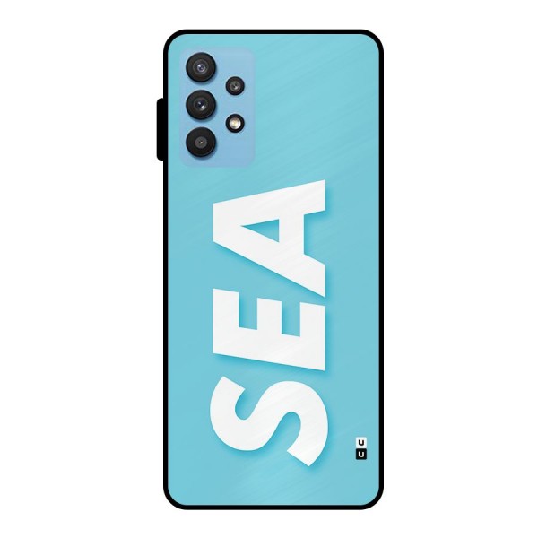 Aqua Sea Metal Back Case for Galaxy M32 5G