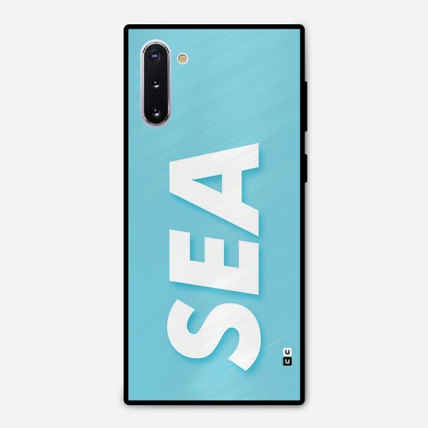 Aqua Sea Metal Back Case for Galaxy Note 10