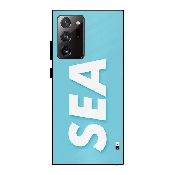 Aqua Sea Metal Back Case for Galaxy Note 20 Ultra