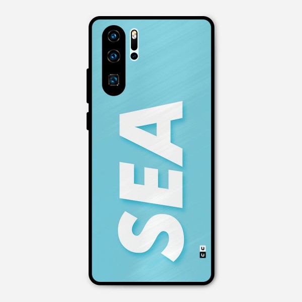 Aqua Sea Metal Back Case for Huawei P30 Pro