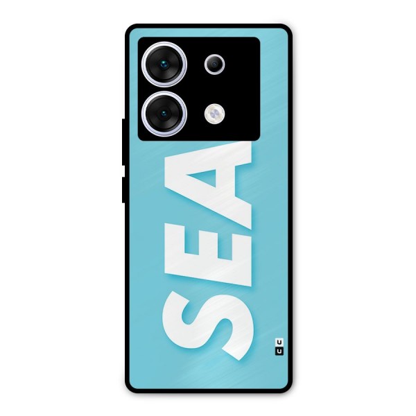 Aqua Sea Metal Back Case for Infinix Zero 30 5G