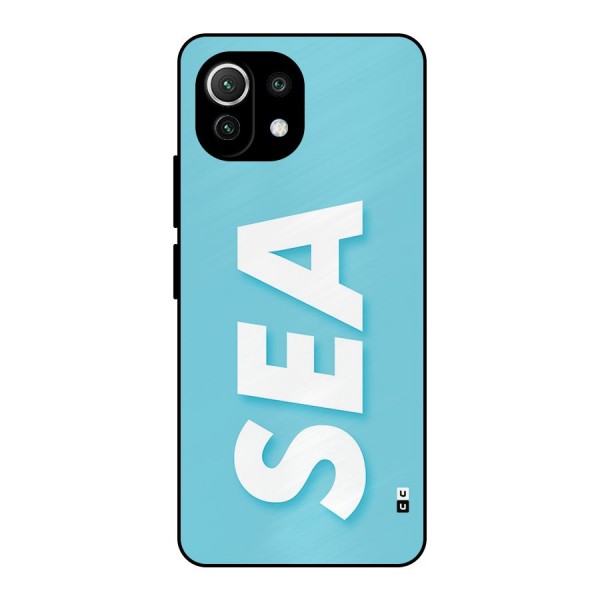 Aqua Sea Metal Back Case for Mi 11 Lite NE 5G