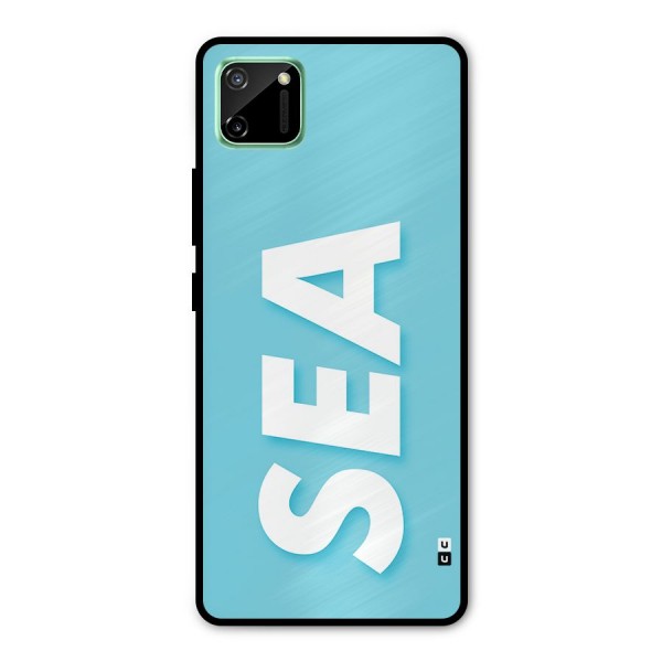 Aqua Sea Metal Back Case for Realme C11