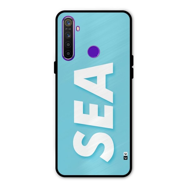 Aqua Sea Metal Back Case for Realme Narzo 10