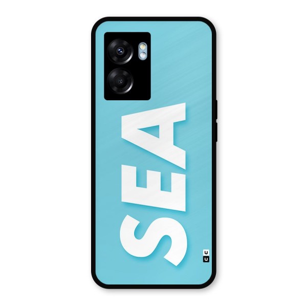 Aqua Sea Metal Back Case for Realme Narzo 50 5G