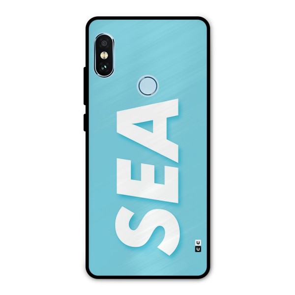Aqua Sea Metal Back Case for Redmi Note 5 Pro