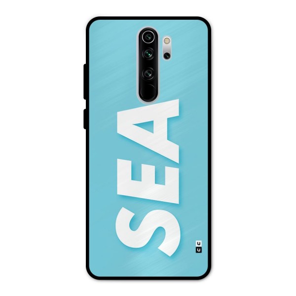 Aqua Sea Metal Back Case for Redmi Note 8 Pro