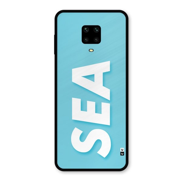 Aqua Sea Metal Back Case for Redmi Note 9 Pro Max