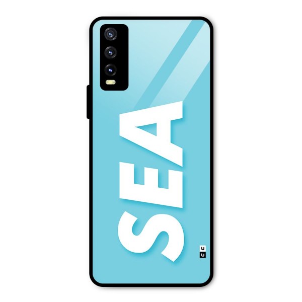 Aqua Sea Metal Back Case for Vivo Y20i