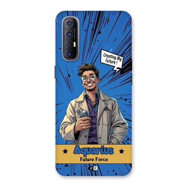 Aquarius Force Back Case for Oppo Reno3 Pro
