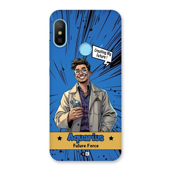Aquarius Force Back Case for Redmi 6 Pro