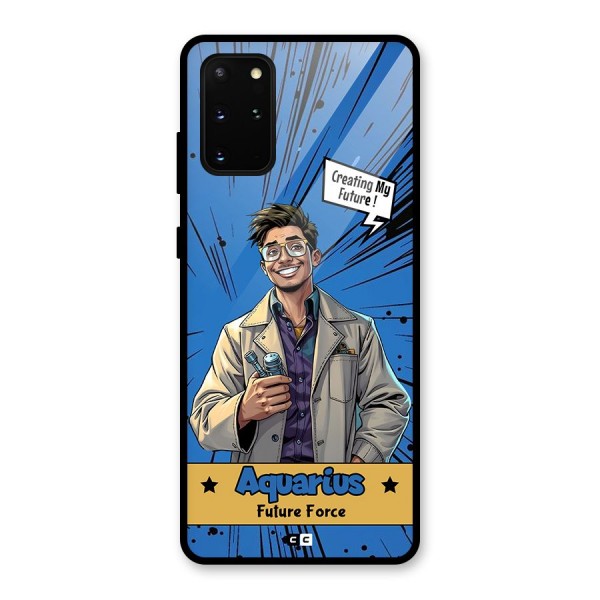 Aquarius Force Glass Back Case for Galaxy S20 Plus