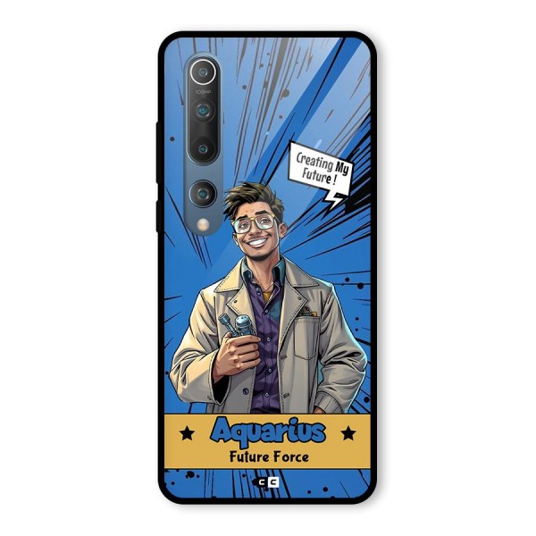 Aquarius Force Glass Back Case for Mi 10