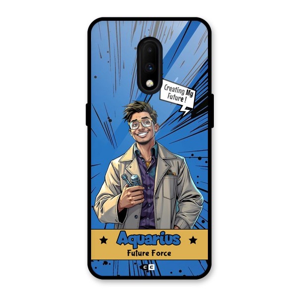 Aquarius Force Glass Back Case for OnePlus 7