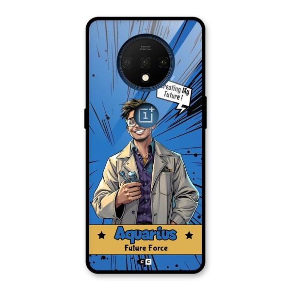 Aquarius Force Glass Back Case for OnePlus 7T