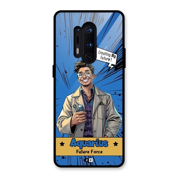 Aquarius Force Glass Back Case for OnePlus 8 Pro