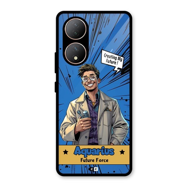 Aquarius Force Glass Back Case for Vivo Y100A
