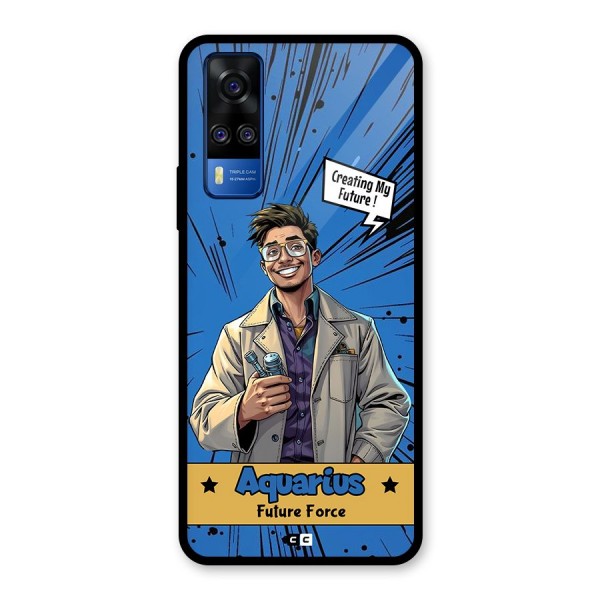 Aquarius Force Glass Back Case for Vivo Y31
