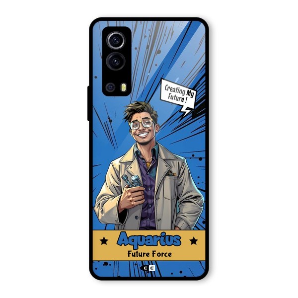 Aquarius Force Glass Back Case for Vivo iQOO Z3