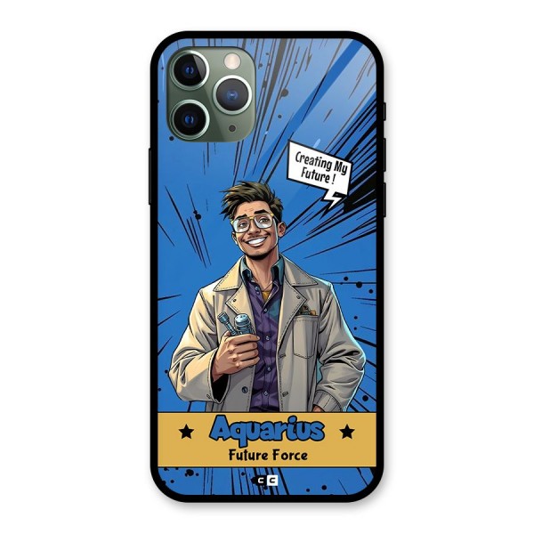 Aquarius Force Glass Back Case for iPhone 11 Pro