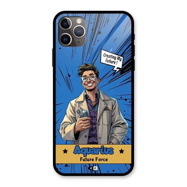 Aquarius Force Glass Back Case for iPhone 11 Pro Max