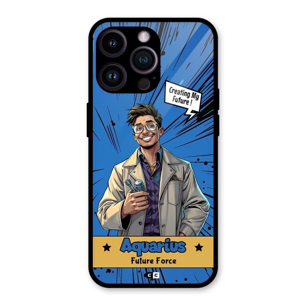 Aquarius Force Glass Back Case for iPhone 14 Pro Max