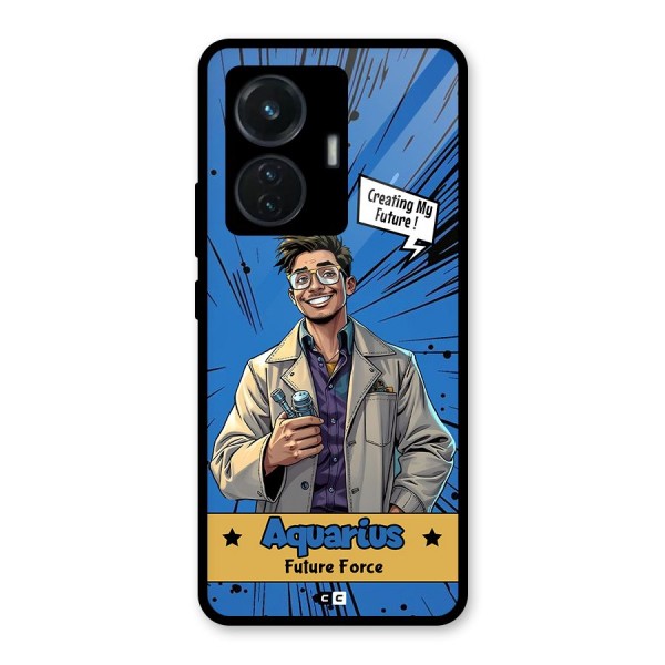 Aquarius Force Glass Back Case for iQOO Z6 44W