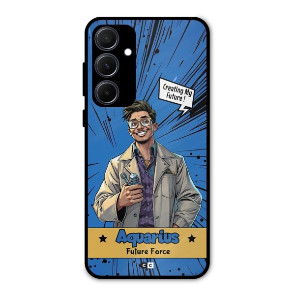 Aquarius Force Metal Back Case for Galaxy A35