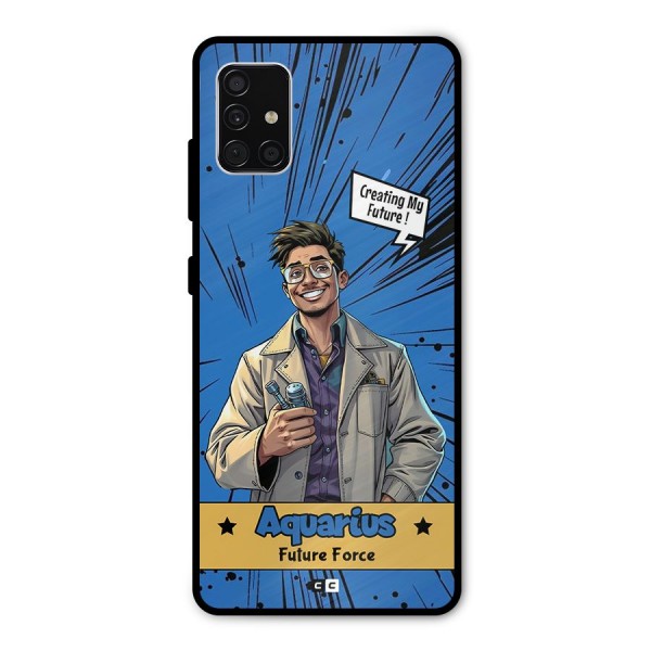 Aquarius Force Metal Back Case for Galaxy A51