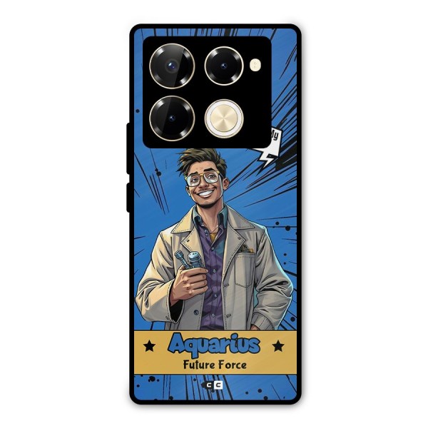 Aquarius Force Metal Back Case for Infinix Note 40 Pro
