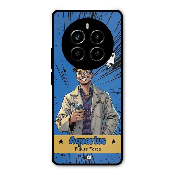 Aquarius Force Metal Back Case for Realme P1 Pro