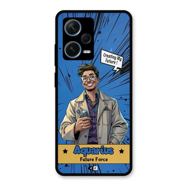 Aquarius Force Metal Back Case for Redmi Note 12 Pro Plus 5G