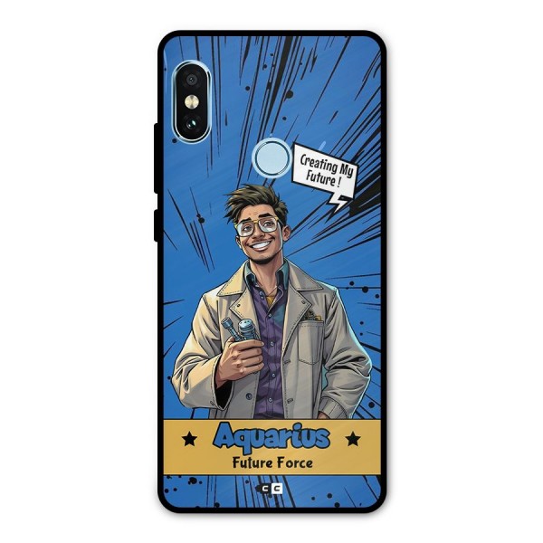 Aquarius Force Metal Back Case for Redmi Note 5 Pro