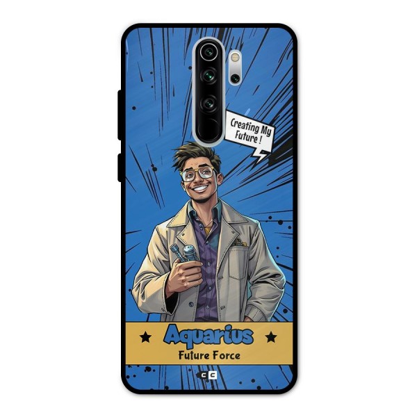 Aquarius Force Metal Back Case for Redmi Note 8 Pro